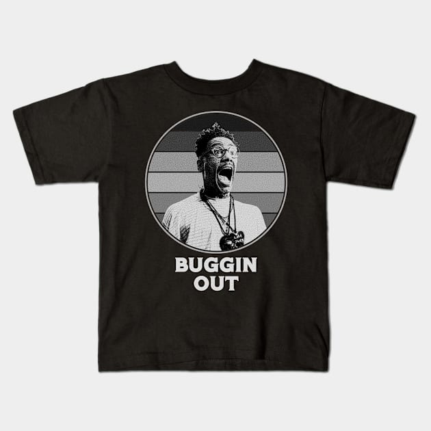 retro Buggin' Out (Do the Right Thing) Kids T-Shirt by Gummy Store